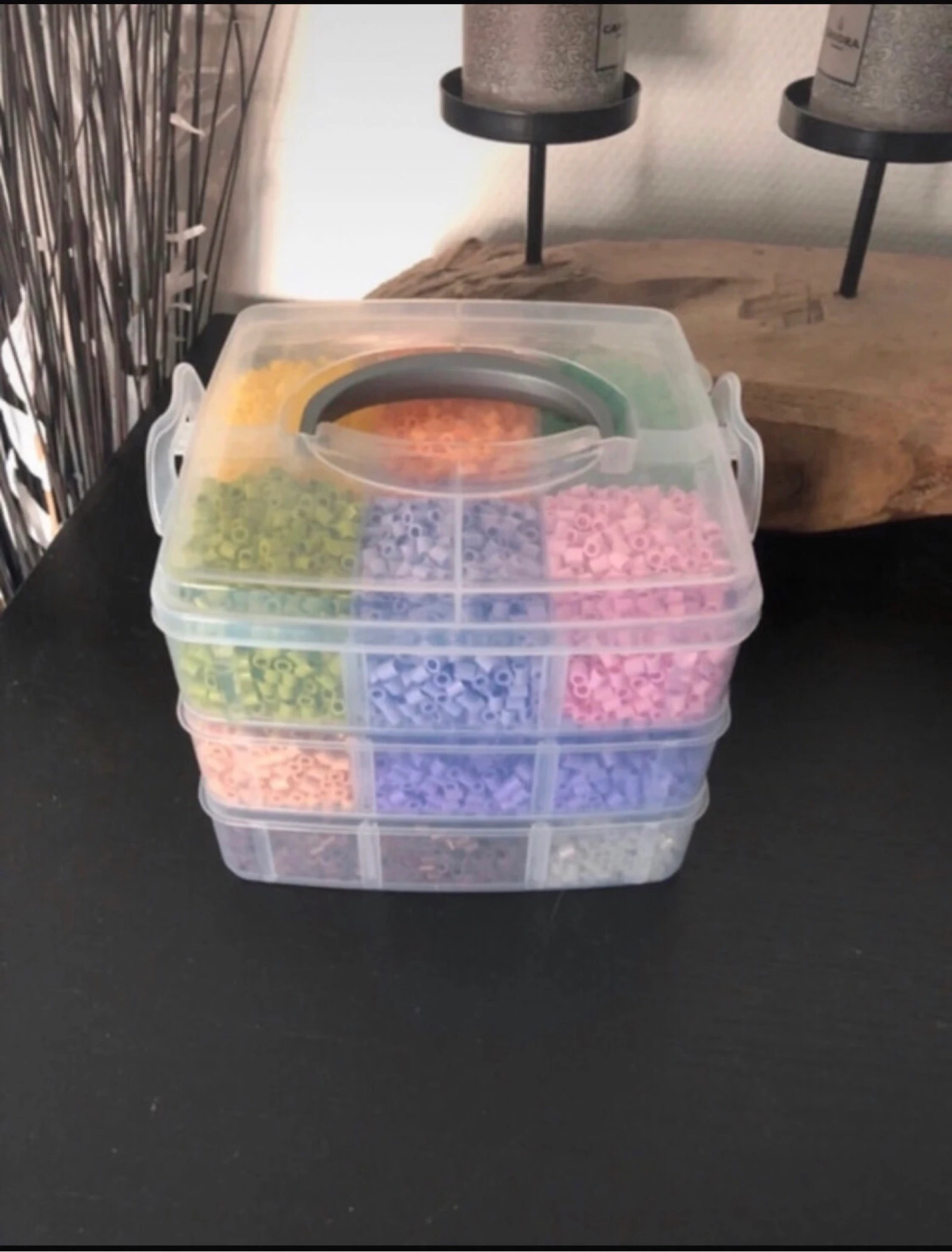 Grande boîte de perles à repasser 
